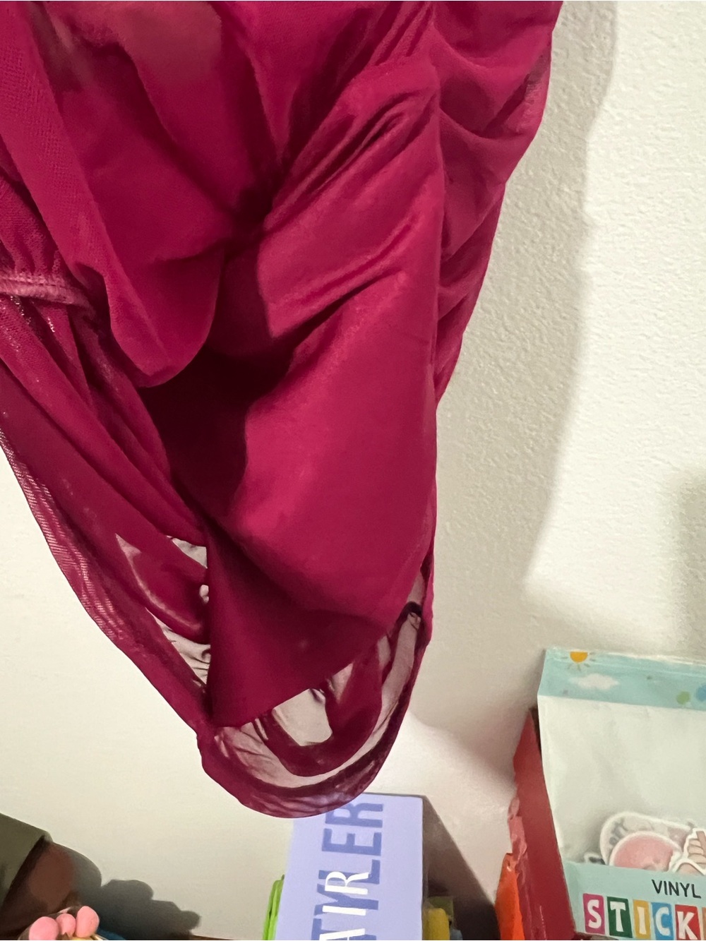 BOLD elements Ruched Berry Midi/Maxi  Skirt - Picture 9 of 12